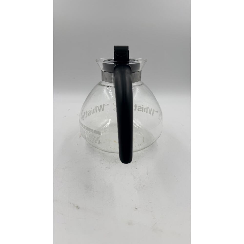 Vintage Gemco The Whistler Glass Kettle Coffee Tea Pot Carafe Vegetables 8 Cups - Picture 5 of 7